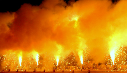 炎の祭典,2016年9月10日,豊橋,手筒花火,台湾